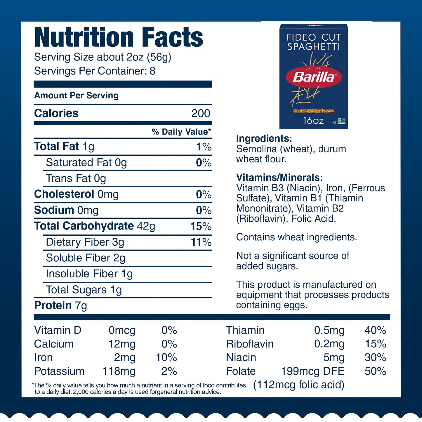 Barilla Cut Spaghetti Pasta 16 oz