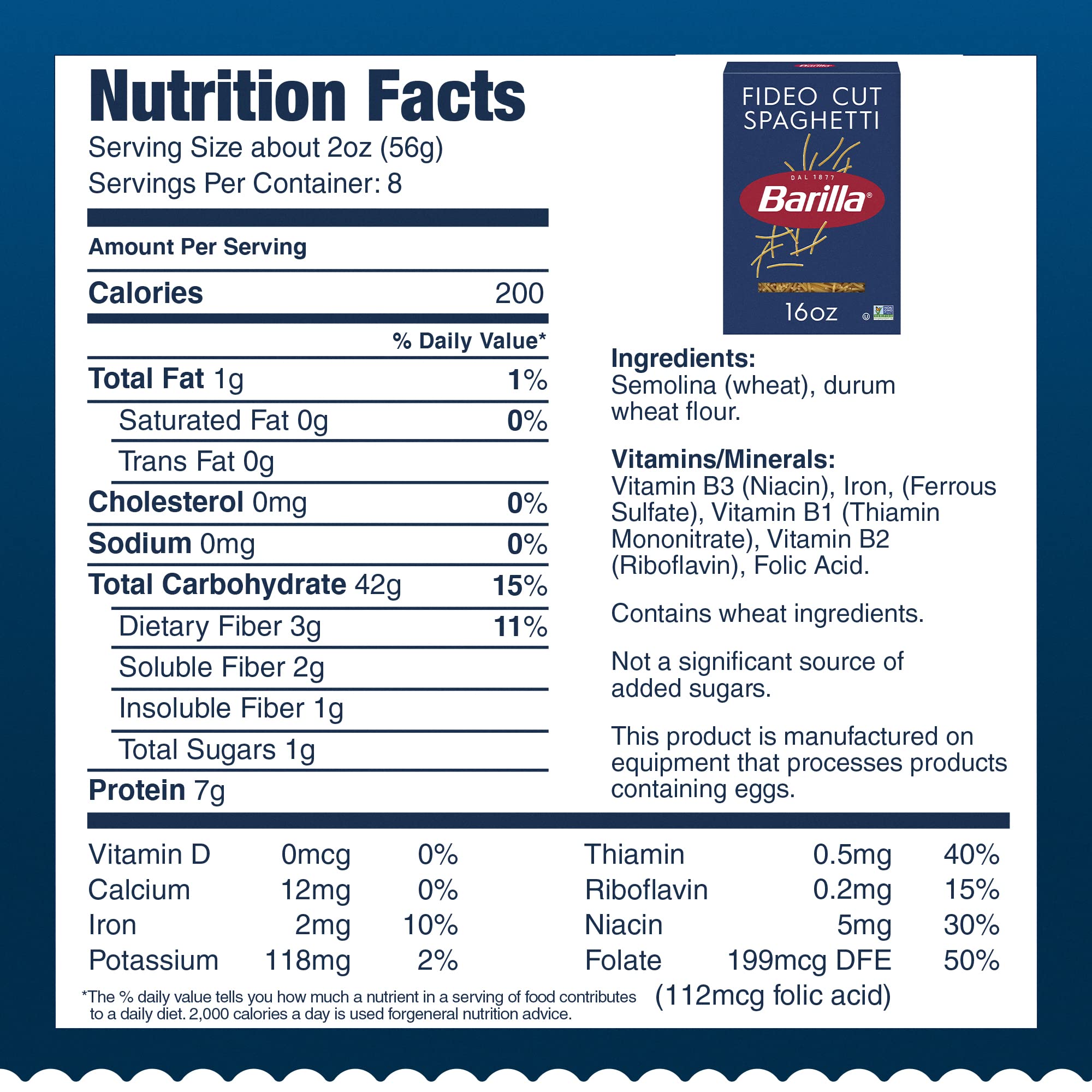Barilla Cut Spaghetti Pasta 16 oz
