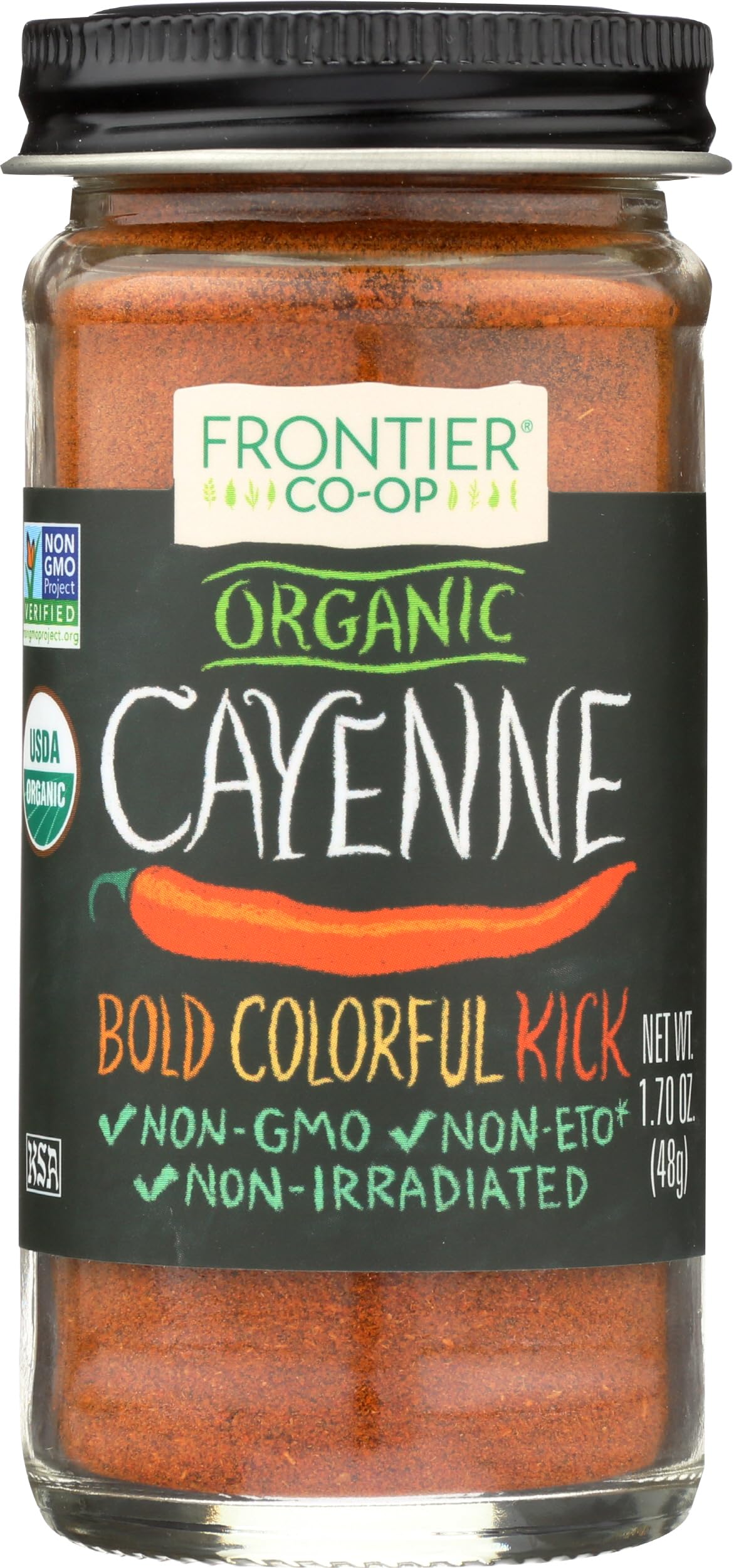 Frontier Herb Organic Ground Cayenne Pepper, 1.7 oz