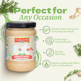 Garland Food Garlic Paste 32 oz - Smooth & Flavorful Garlic Spread for Cooking, Marinades, and Easy Meal Prep