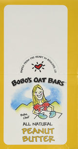 Bobo's Oat Bars - All Natural - Peanut Butter - 3 oz Bars - Case of 12
