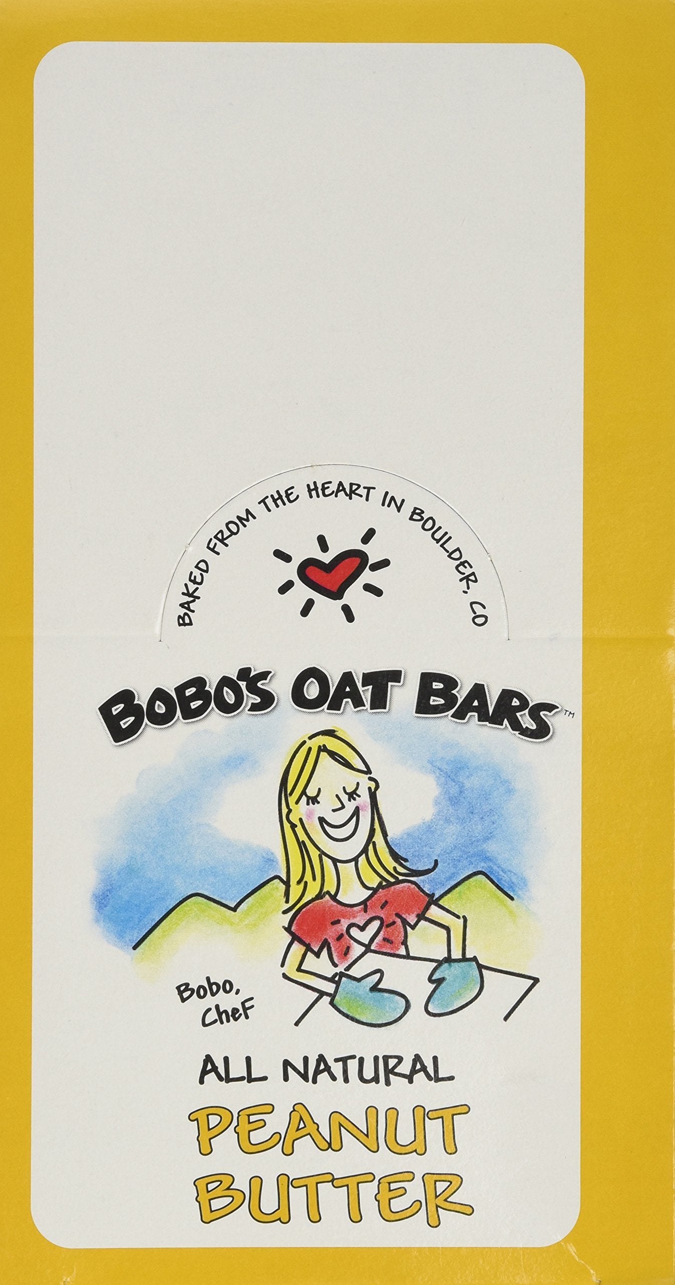 Bobo's Oat Bars - All Natural - Peanut Butter - 3 oz Bars - Case of 12