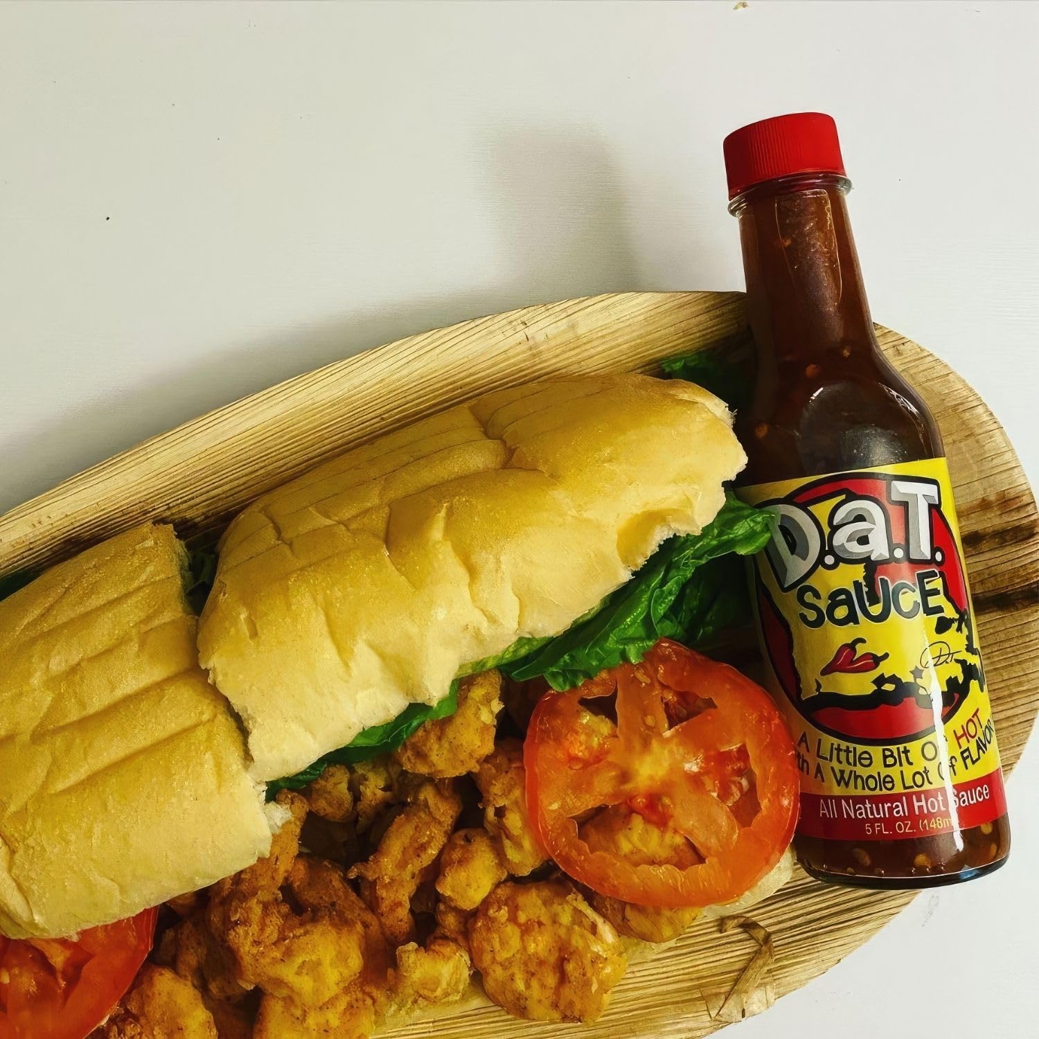 D.a.T. SaUcE, The True Louisiana Original, Gluten Free, No MSG, No Preservatives, All Natural, Modern Mild Cajun Spices & Flavors, 5 oz (12 Pack)