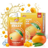 Healspot Real Fruit Juice Snacks Konjac Jelly with Collagen Peptides and Vitamin C, No Artificial Sweetener, Low Calories|Gluten Free|Keto Friendly