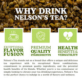 Nelson's Tea Chamomile Honey Vanilla - Caffeine-Free - Herbal Loose Leaf Tea, Curated Blend with Honeybush, Chamomile, Lemongrass, Licorice Root