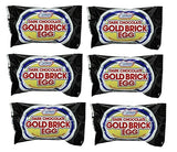 Elmer Gold Brick Eggs - Pack of 6 - Dark Chocolate Covered Pecan Melt Aways - Perfect for Friends and Family - Start an Easter Tradition
