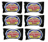 Elmer Gold Brick Eggs - Pack of 6 - Dark Chocolate Covered Pecan Melt Aways - Perfect for Friends and Family - Start an Easter Tradition