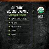 Frontier Co-op Ground Chipotle, 1-Pound Bulk, Dried Smoked Peppers, Rich Aroma, Smokey & Earthy For Southwest & Mexican Foods