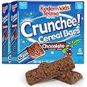 Kedem Kids, Crunchee! Dairy Chocolate Flavored Cereal Bars, "2 Pack" (Total 12 Bars) Individually Wrapped, Good Source of Calcium