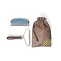 Pascal Portable Lint Remover | Brush Fabric Shaver Reusable Double Sided Metal Roller Pet Hair for Carpet & Couch| Sweater Removes Clothes Fuzz