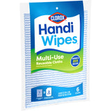Clorox Handi Wipes Multi Use Reusable Cloths, 6 Count (Package May Vary)