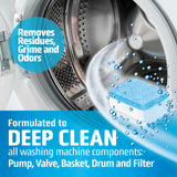 MIGHTY CLEAN Washing Machine Cleaner Tablets 24 Pack - 1 Year Supply, Septic Safe Washing Machine Cleaning Tablets, Washer Cleaner Tablet, Works