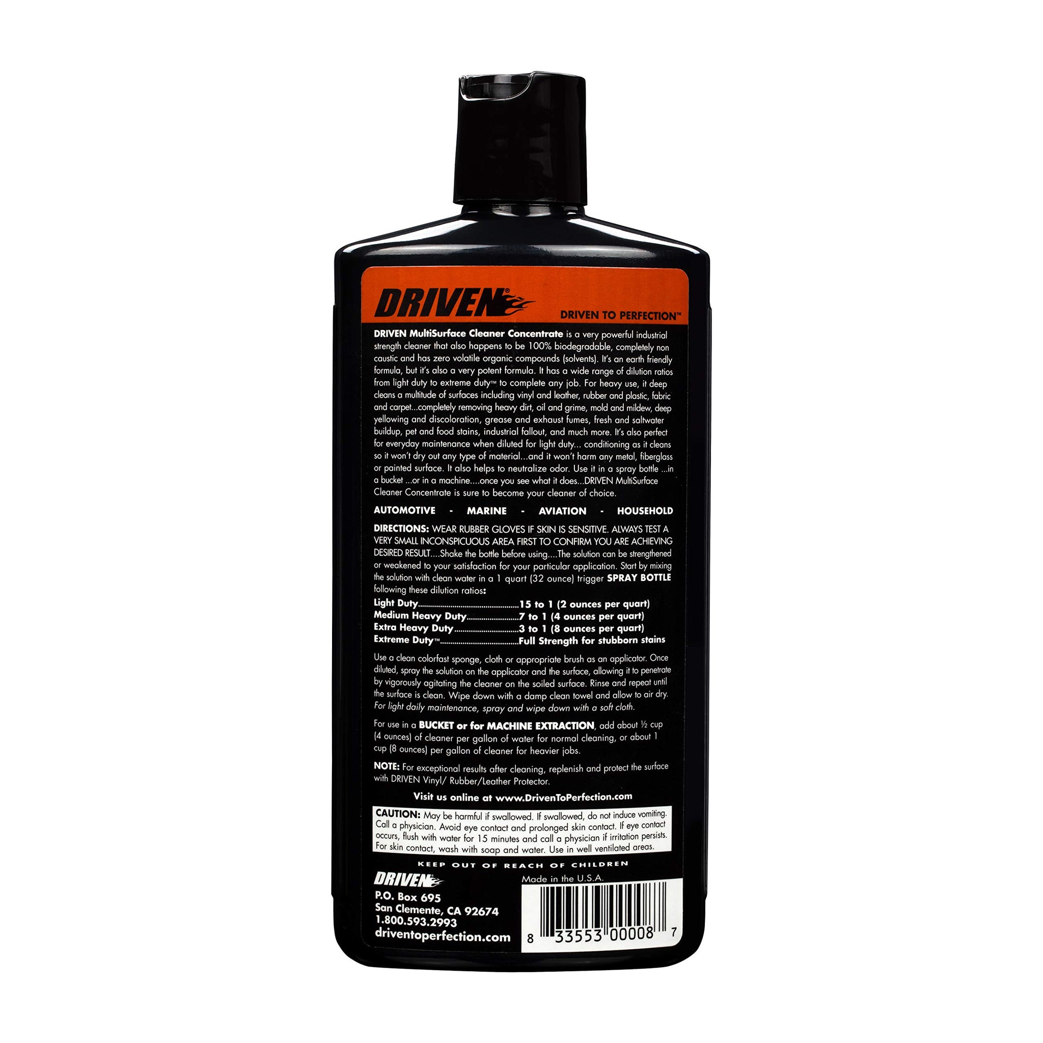 DRIVEN MultiSurface Cleaner Concentrate