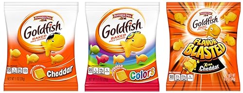 Pepperidge Farm Goldfish Variety Pack Crackers, 37.6 Ounce Snack Packs, 40 Count Box