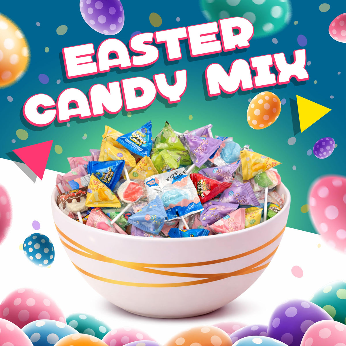 Easter Candy Individually Wrapped, Candy for Easter Eggs, 2 Lb Bag