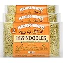 Manischewitz Gluten Free Wide Egg Noodles, (3 Pack, 12 oz each) Yolk Free, Kosher For Passover and All Year Round Use
