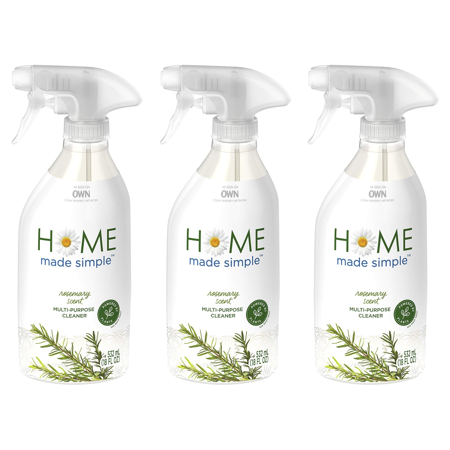 Home Made Simple All Purpose Cleaner Natural Household Surface Cleaning Spray, Rosemary Scent, 54 Fluid Ounce