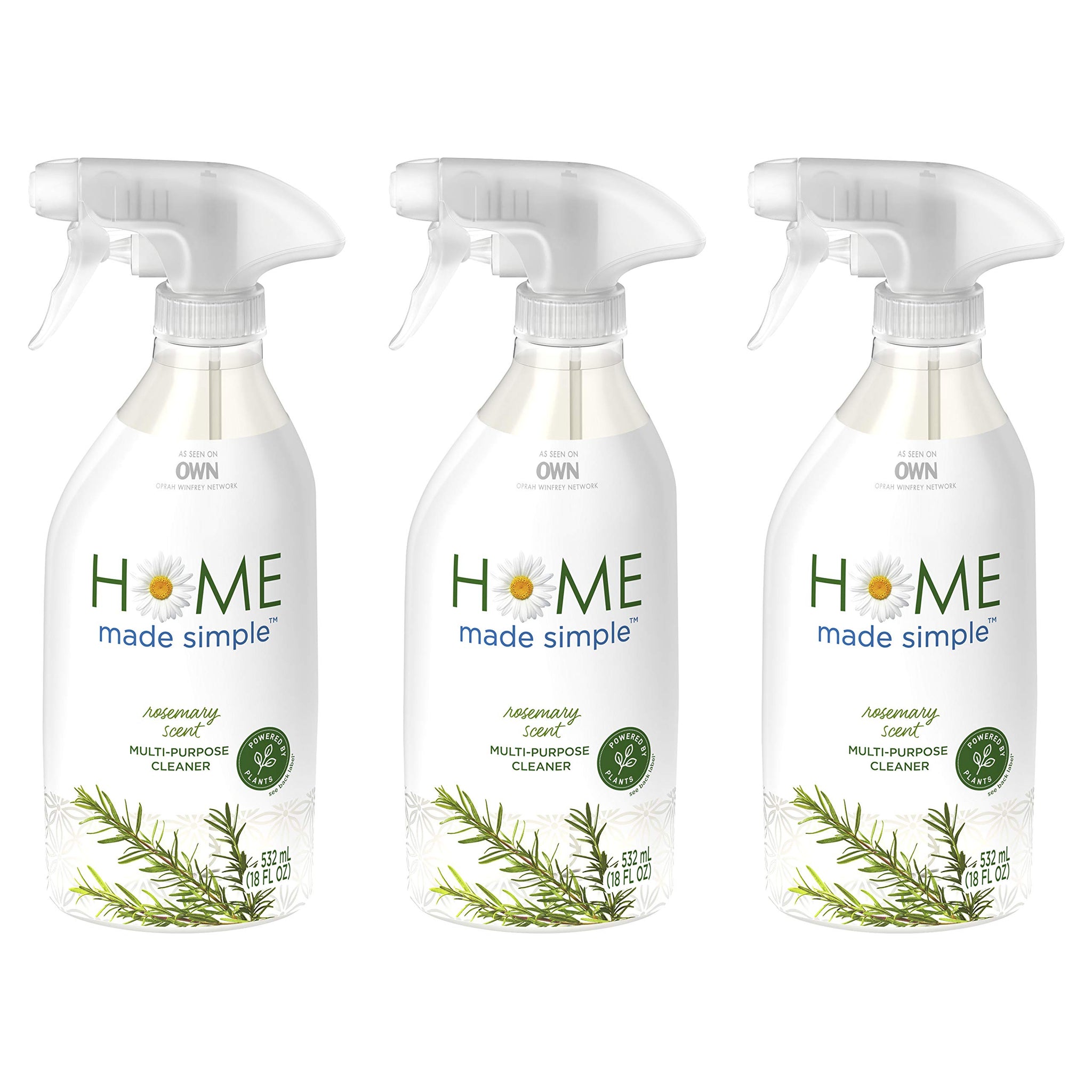 Home Made Simple All Purpose Cleaner Natural Household Surface Cleaning Spray, Rosemary Scent, 54 Fluid Ounce