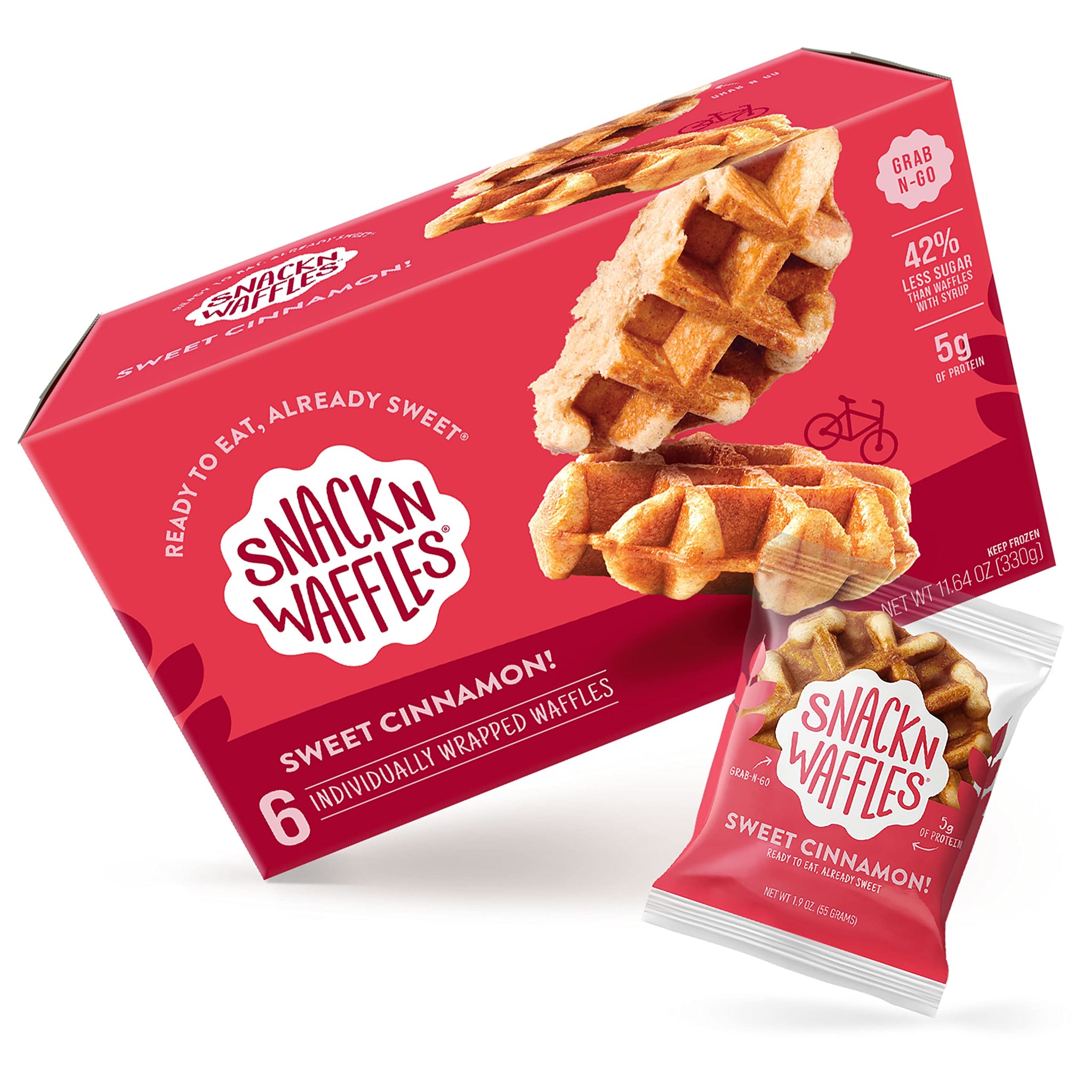 Snack'n Waffles Sweet Cinnamon 6ct