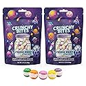 UNIQBITE 2 Pack Freeze Dried Candy, Fruit Flavored Crispy Candy Bites, 3.52 oz (100g)