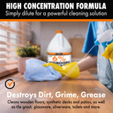 Chromex 6 Percent Hydrogen Peroxide, Food Grade, Home, Kitchen, Bath Cleaner, Laundry, Whitening (128 fl oz (Pack of 1)), NSF Certified
