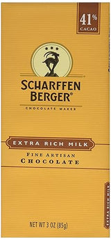 Scharffen Berger, Milk Chocolate Bar 41%, 3 oz