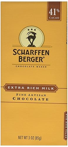 Scharffen Berger, Milk Chocolate Bar 41%, 3 oz