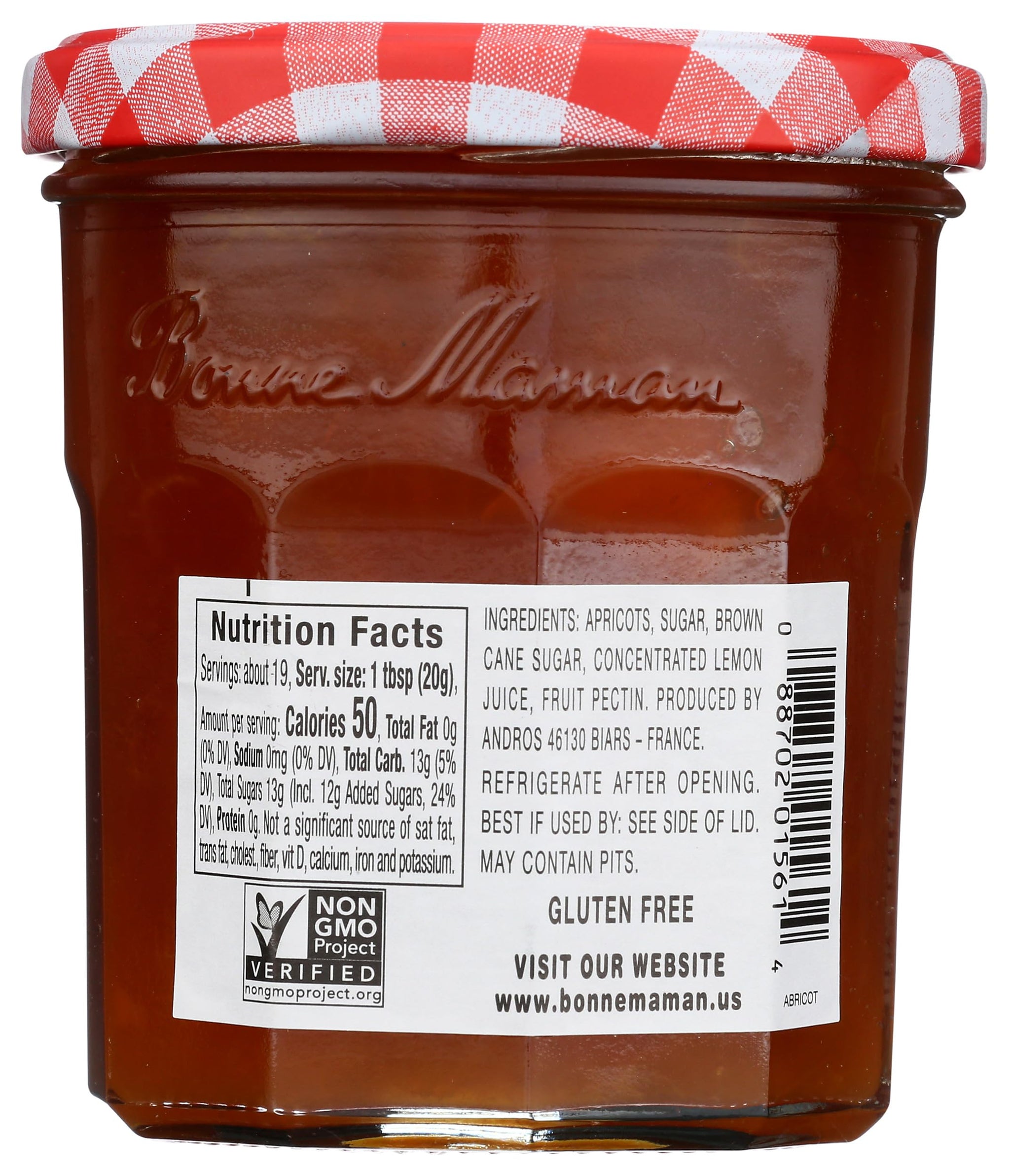Bonne Maman Preserve, Apricot, 13-Ounce