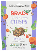 Brad's Raw Organic Sea Salt Veggie Keto Crisp, 4 OZ
