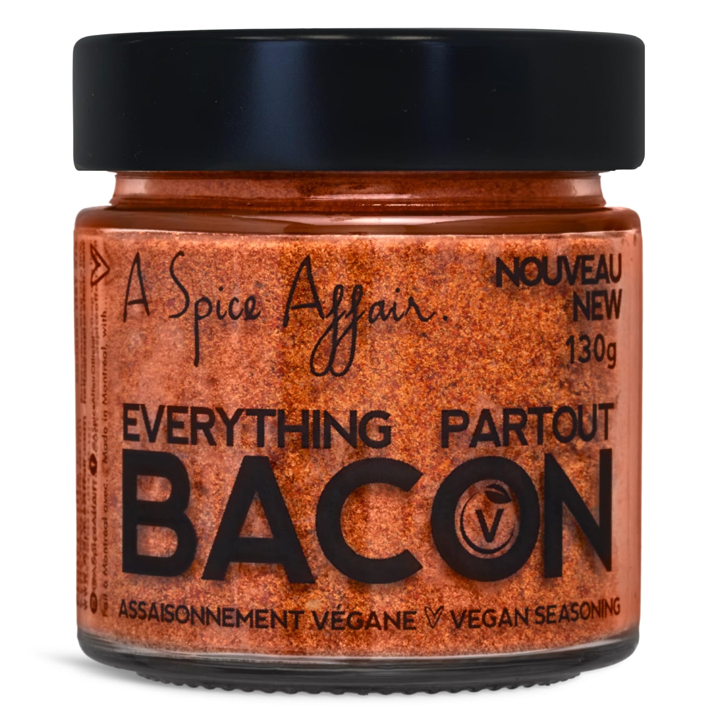 A Spice Affair’s Everything Bacon Vegan Seasoning | Smoky, Savoury & Crispy Bacon-Style Flavor (Vegan) | All-Natural, Non-GMO, Filler-Free | Perfect