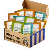 Rice Crisps Variety Pack - Multi-Grain Snack Bags Assortment - 30 Count Healthy, Low Calorie Snack Box for Adults and Kids Assembled by Bussin Boxes