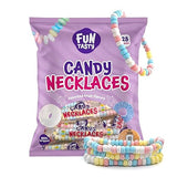 Candy Necklaces - 28 Count - Bulk Candy Individually Wrapped - Candy for Goodie Bags, Party Favors, Classroom Rewards, Birthday Celebrations & Fun