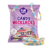 Candy Necklaces - 28 Count - Bulk Candy Individually Wrapped - Candy for Goodie Bags, Party Favors, Classroom Rewards, Birthday Celebrations & Fun