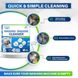 Whirl Fresh Washing Machine Cleaner Tablets, 24 Pack-Deep Cleaning Tablets for Top & Front Load HE Washer Cleaners, Descaler & Deodorizer, Septic