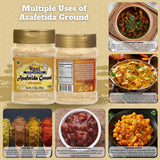 Rani Asafetida (Hing) Ground 3.75oz (106g) PET Jar ~ All Natural | Salt Free | Vegan | Non-GMO | Kosher | Asafoetida Indian Spice | Best for Onion