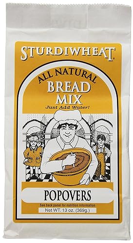 Sturdiwheat All Natural Bread Mix, Popovers, 13-Ounce Package (Pack of 4)