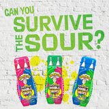 WARHEADS Super Sour Double Drops - Liquid Sour Candy - Blue Raspberry, Green Apple and Watermelon Assorted Flavors - 1.01 oz. Bottles - 3 Pack