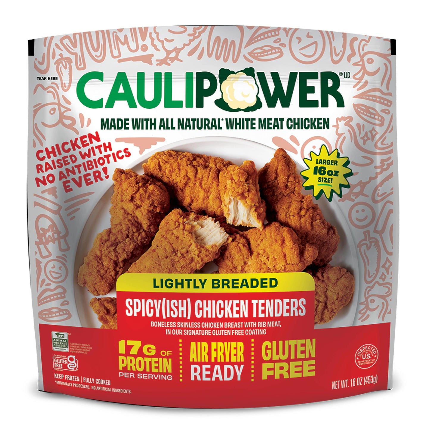 All Natural Spicy(ish) Chicken Tenders