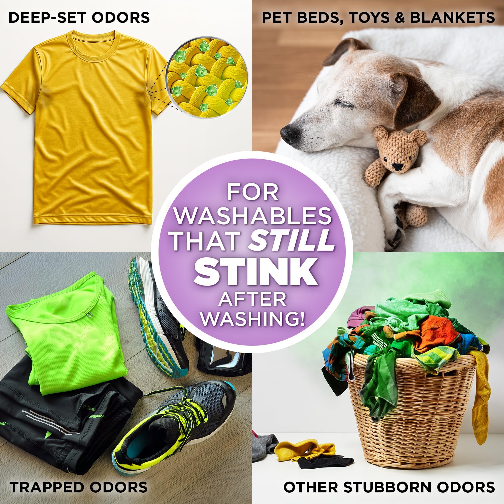 POOPH® Laundry - 32oz Bottle (16 Loads) - Eliminates The Toughest Odors in a One Wash - With No Fragrances. Just Add 2oz With Laundry Detergent - No