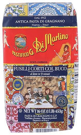 Di Martino, Pasta Fusilli Corti Col Buco, 16 Ounce