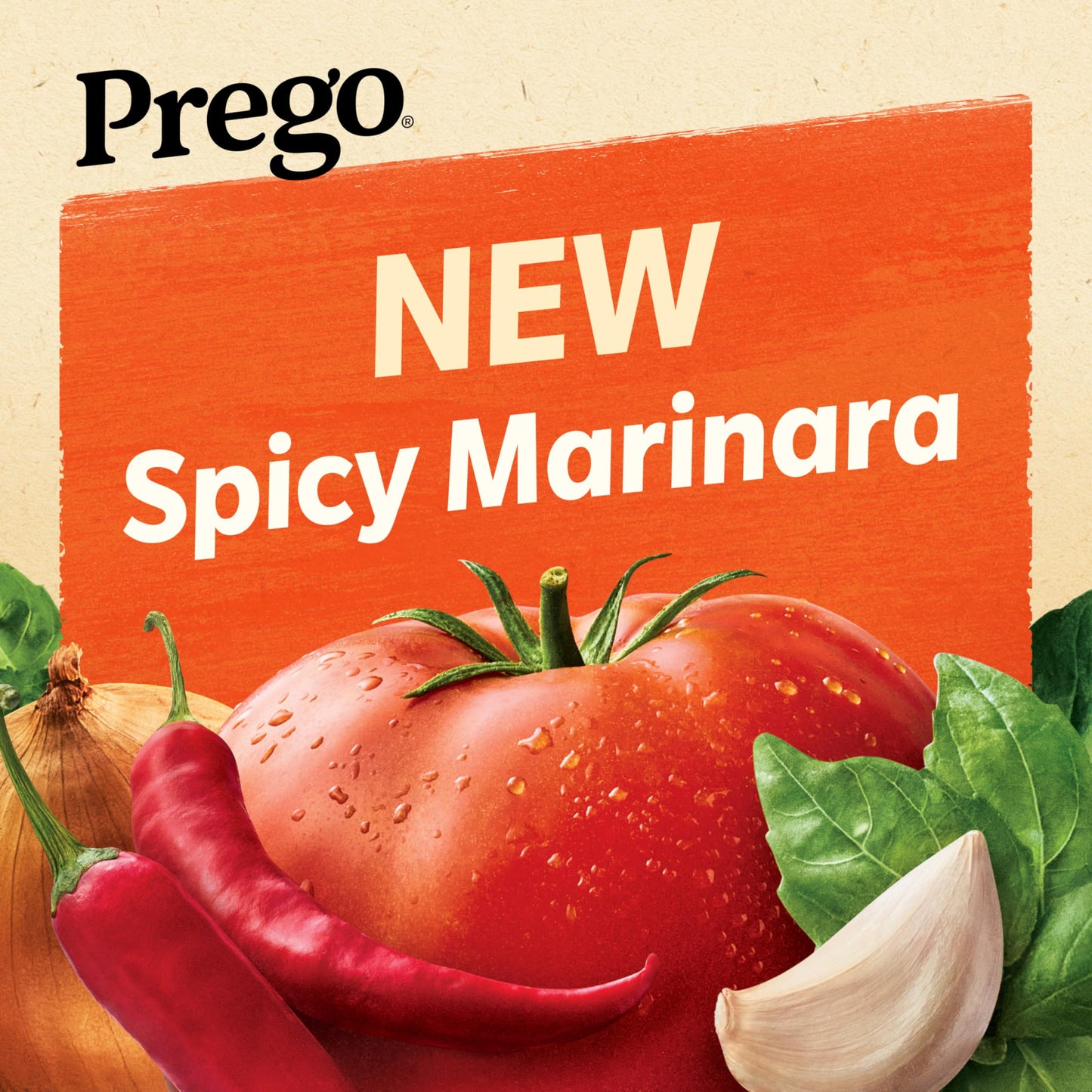 Prego Spicy Marinara Pasta Sauce, 24 oz Jar