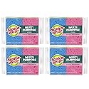 Scotch-Brite Multi-Purpose Kitchen Sponges, 16 Total (4 Packs of 4), Highly Absorbent Non-Scratch Dish Sponges, Plant-Based Fibers, Dishwasher-Safe