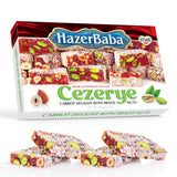 HazerBaba Turkish Delight Candy, Cezerye Nuts & Carrot, 12.3oz (Pack of 1)