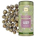 Teabloom Organic Green Tea, Jasmine Pearls Loose Leaf Tea, Captivating and Aromatic Jasmine Tea, USDA Certified Organic and Kosher, 5.29 oz/150 g