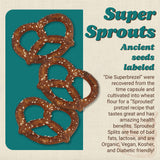 Unique Snacks Sprouted Splits Pretzels, Sprouted Pretzels, Delicious Homestyle Baked Snack Bag, OU Kosher, and Non-GMO Food, No Artificial Flavor, 8