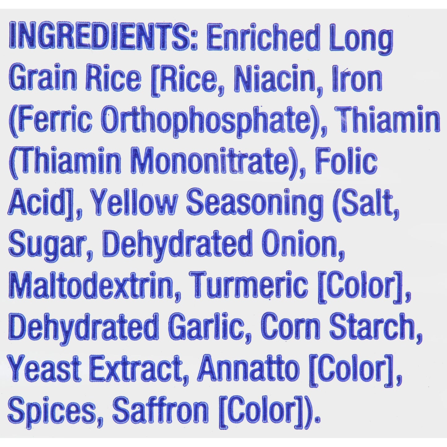 Mahatma Yellow Seasonings & Long Grain Rice, Gluten-Free, Non-GMO, Vegan, 5 oz Bag