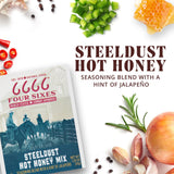 6666 Four Sixes Steeldust Hot Honey Seasoning Mix, 1.25 Ounce