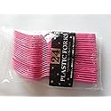 Amscan Party Supplies Premium Plastic Forks , Magenta, 8.7 x 4.3 x 1 inches, 20ct