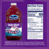 Ocean Spray Cranberry Grape Juice Drink, 64 Fl Oz Bottle