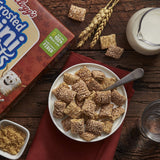 Kellogg's Frosted Mini Wheats Maple & Brown Sugar Bite Size Cereal 15.5 oz (Pack of 12)